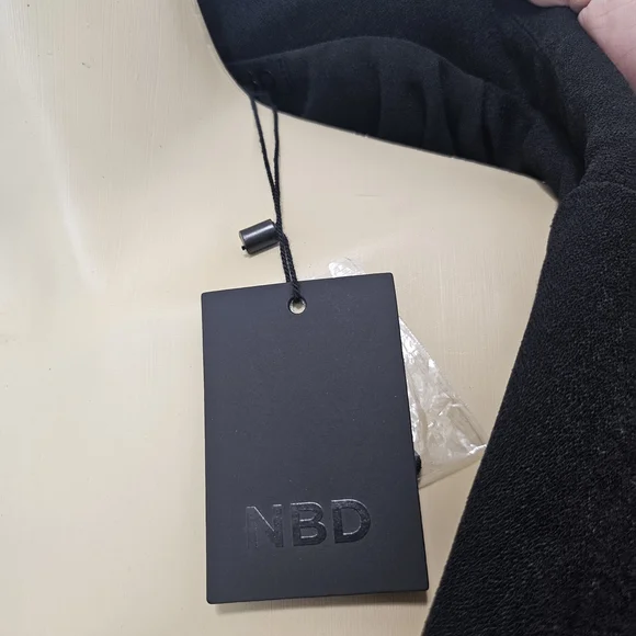 NBD Business  Elegant Black Mini Dress Size M. - Picture 6 of 8